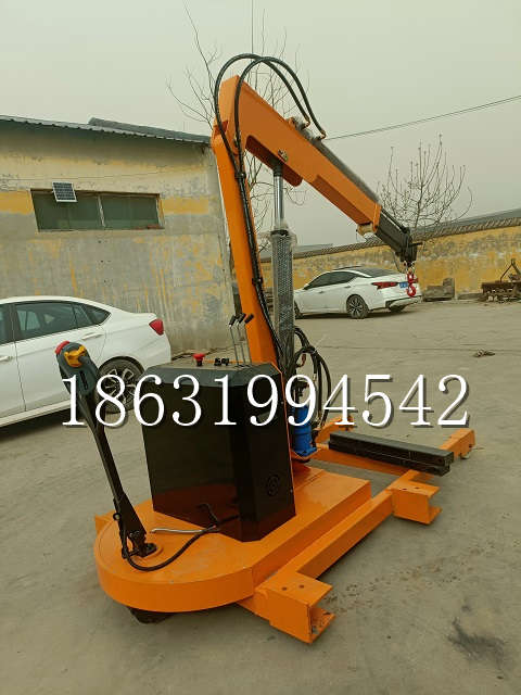 大埤乡自卸车厢随车吊 自制轮式四不像起重机 四驱平板吊 5吨 贵盛